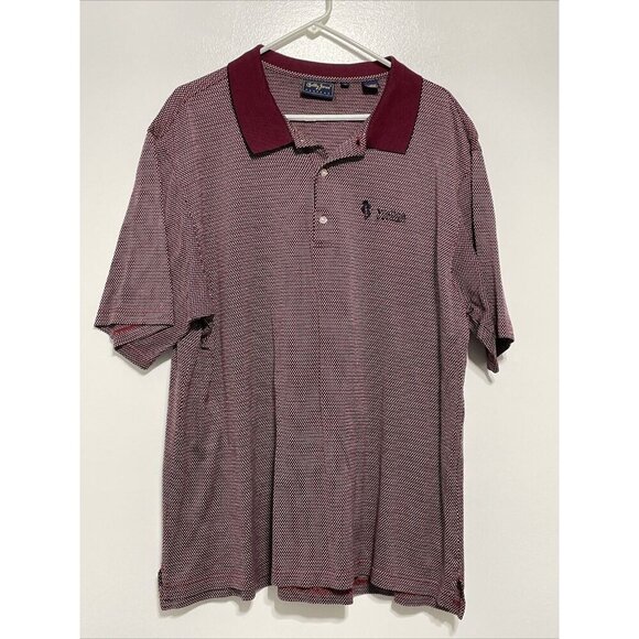 Bobby Jones Men's Size XL Maroon ￼Short Sleeve Golf Polo Shirt - Picture 1 of 10